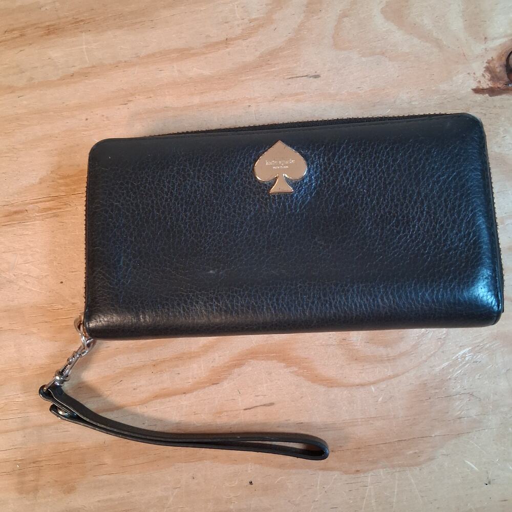 Kate Spade New York Cameron Women's Large Travel Wallet - Black (WLRU5442)